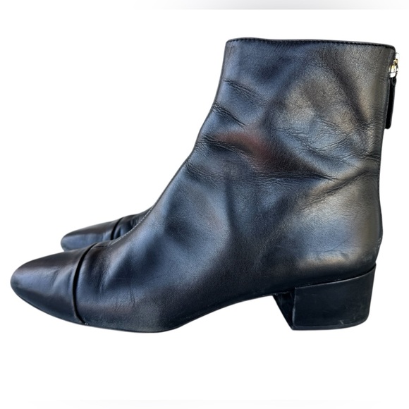 J. Crew Black Leather Roxie Boots - Picture 3 of 15